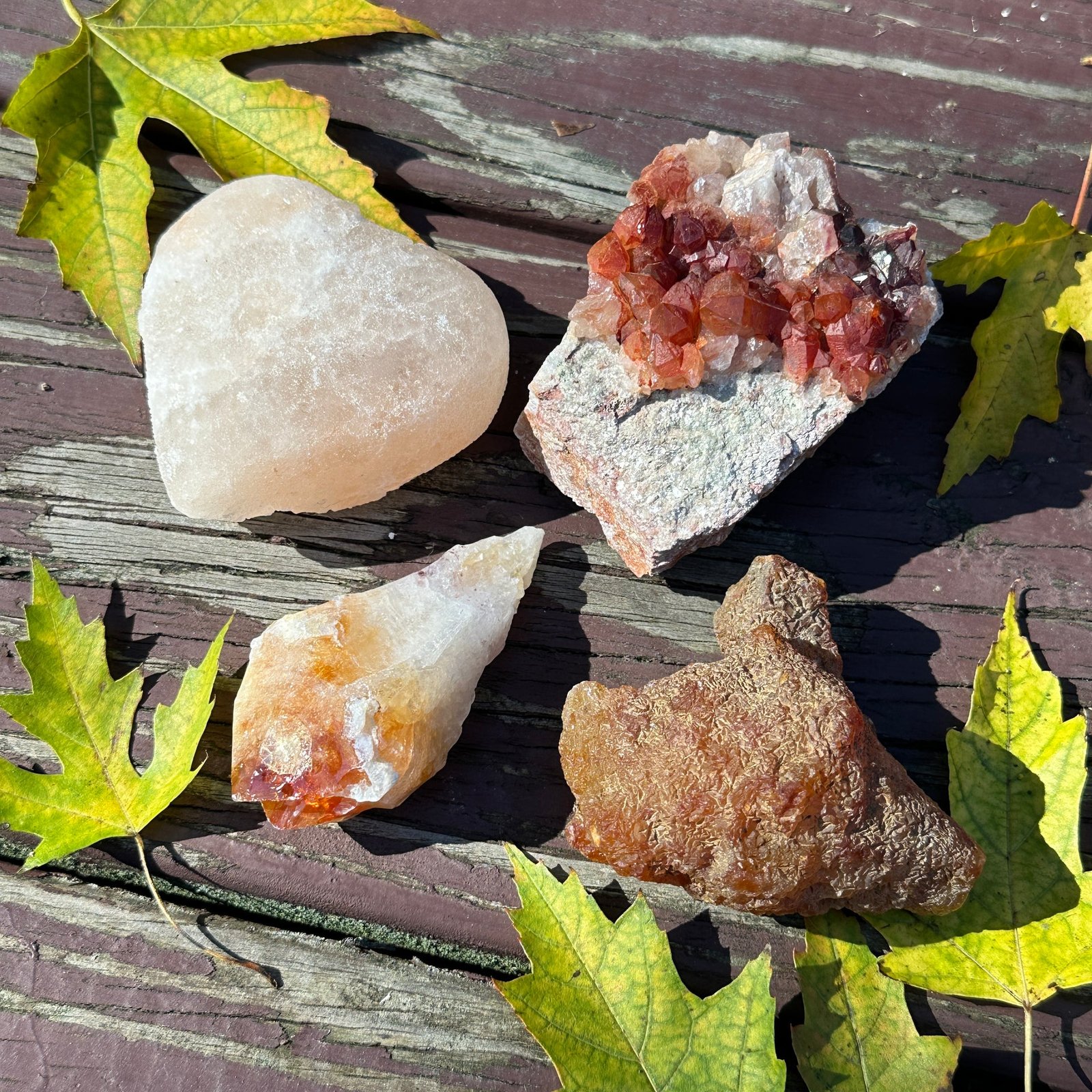 Kundali Set of 4 Lower Chakra Crystals