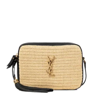 Lou Raffia Style Camera Bag | Luxury LD