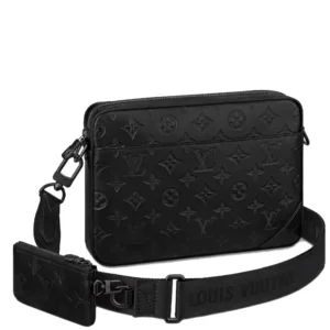 Louis Vuitton Duo Messenger All Black | Versatile Crossbody