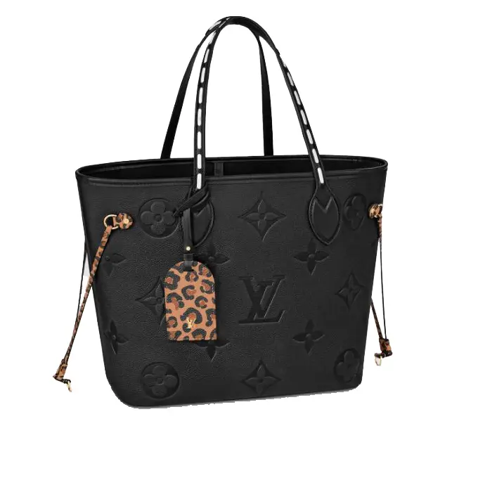 Louis Vuitton Neverfull MM Leopard | Spacious Tote Bag
