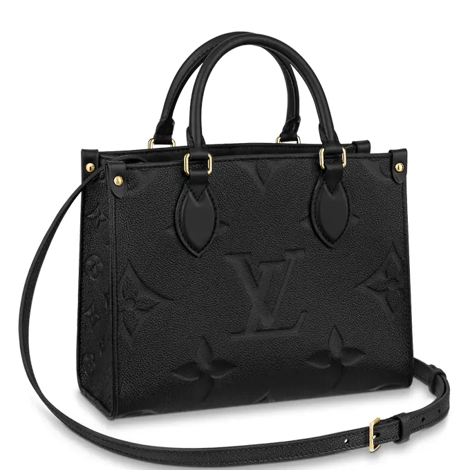 Louis Vuitton OnTheGo PM Black Empreinte | Spacious Tote Bag