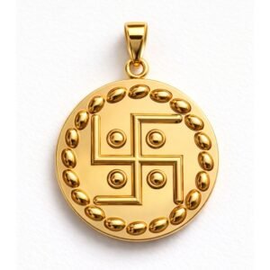 Mangalam Swastik Coin Pendant