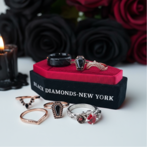 Married Till Buried Personalized Coffin Ring Box