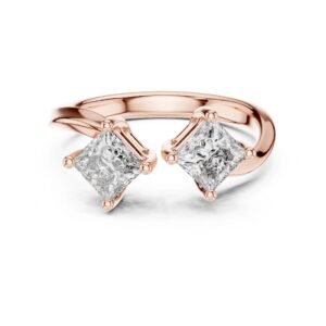NOEM Toi Et Moi Lab Grown Solitaire Diamond Ring