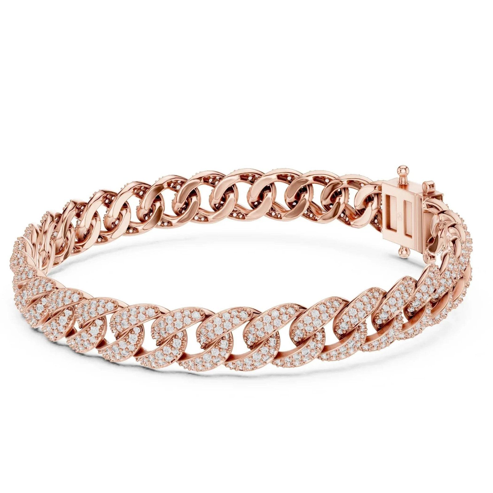 Noiré Lab Grown Diamond Cuban Link Bracelet