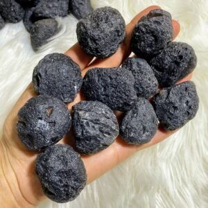 One Medium Rare Agni Manitite Tektite (Pearl of Fire) Specimen From Java, Indonesia