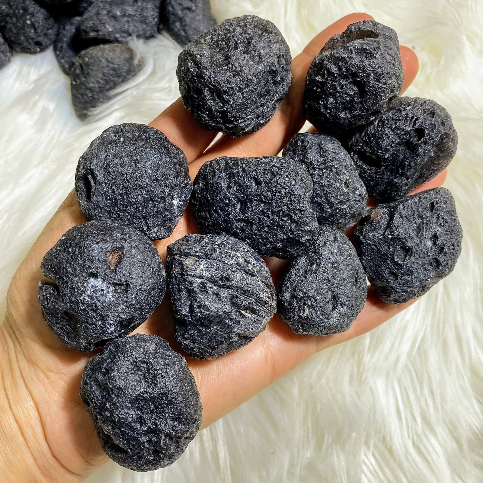 One Medium Rare Agni Manitite Tektite (Pearl of Fire) Specimen From Java, Indonesia