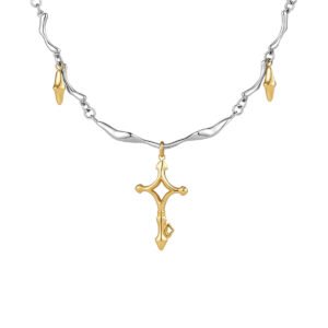 Orbit Square Key Pendant Necklace