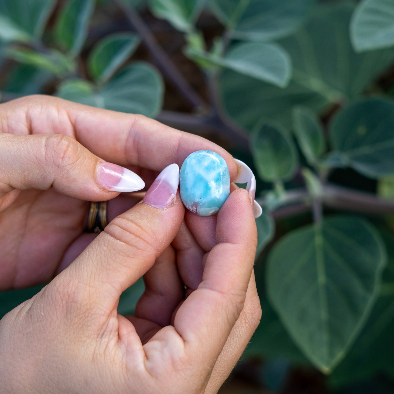 Oval Larimar Cabochon Oval Larimar Cabochon