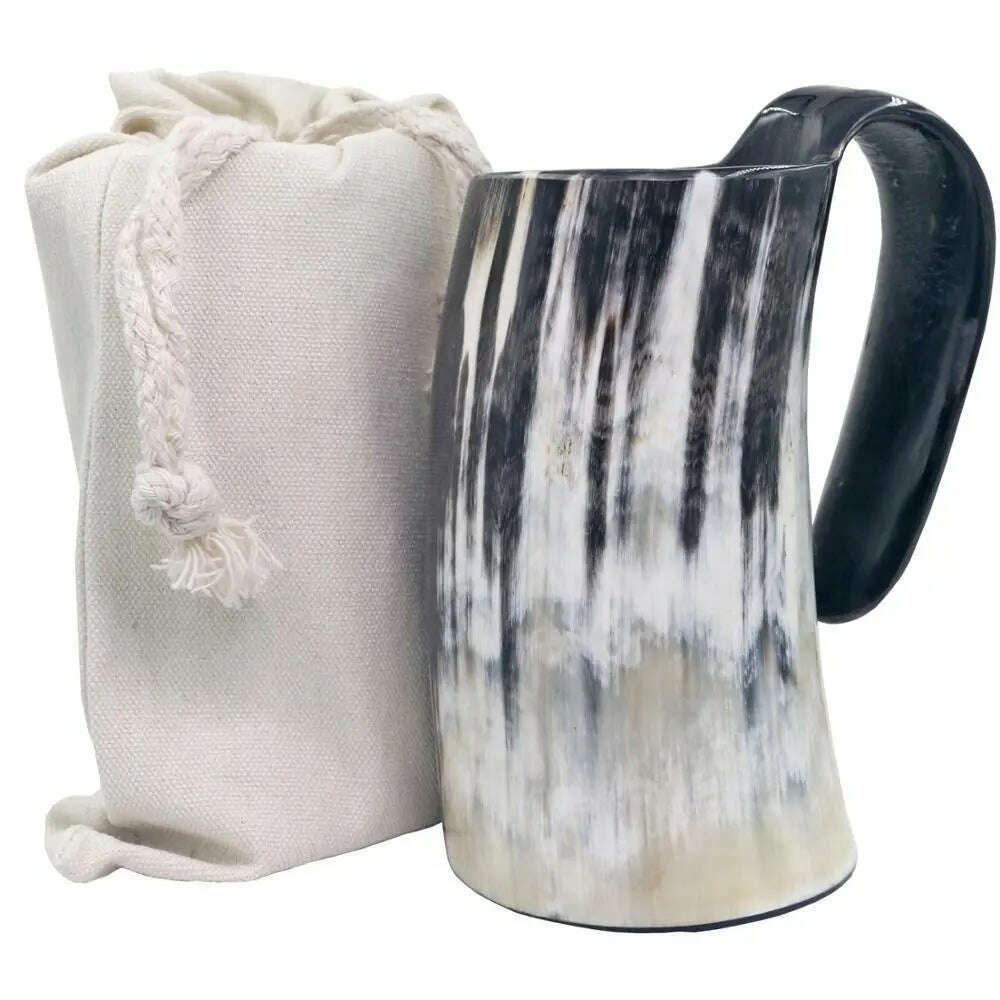 Ox Horn Mug Handcrafted Viking Drinking Mug — Natural Amber | KIMLUD Ox Horn Mug Handcrafted Viking Drinking Mug — Natural Amber | KIMLUD