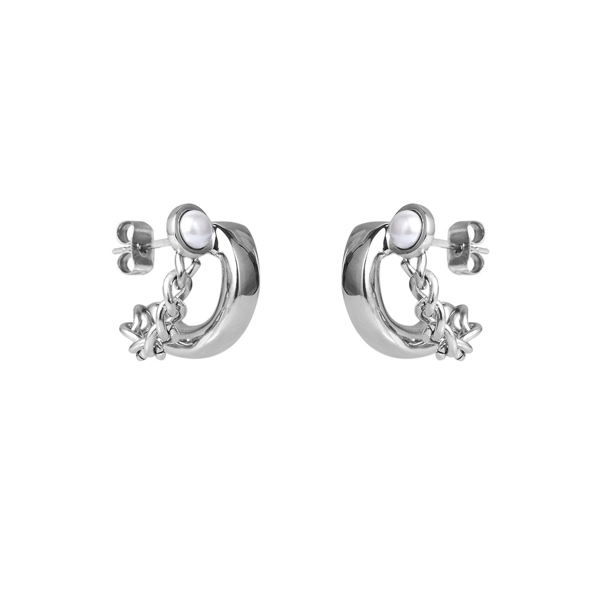 Pearl Chain Earrings