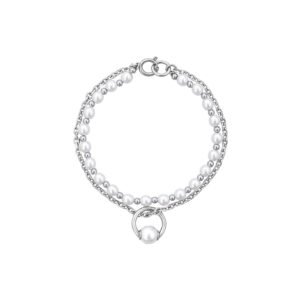 Pearl Piercing Ring Pendant Detachable Necklace/Bracelet