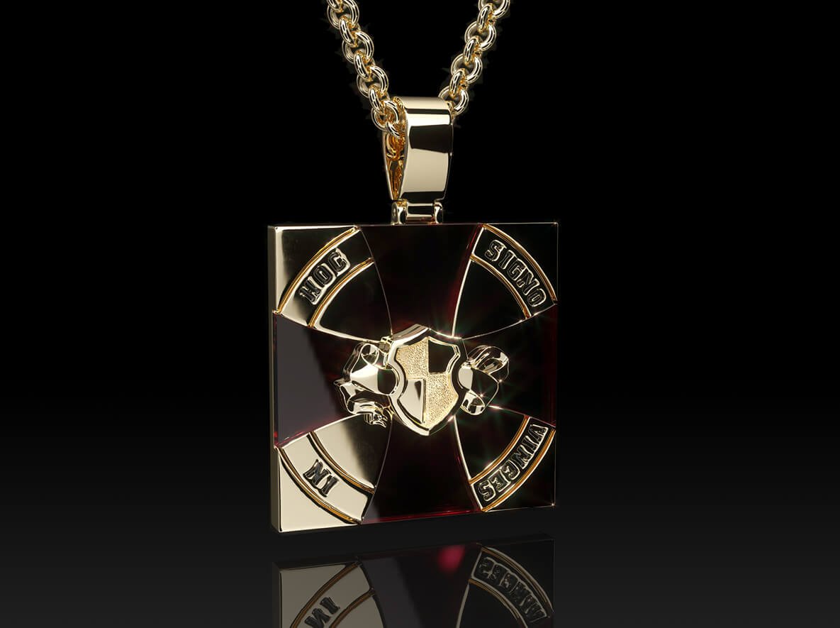 PENDANT KNIGHTS TEMPLAR YG