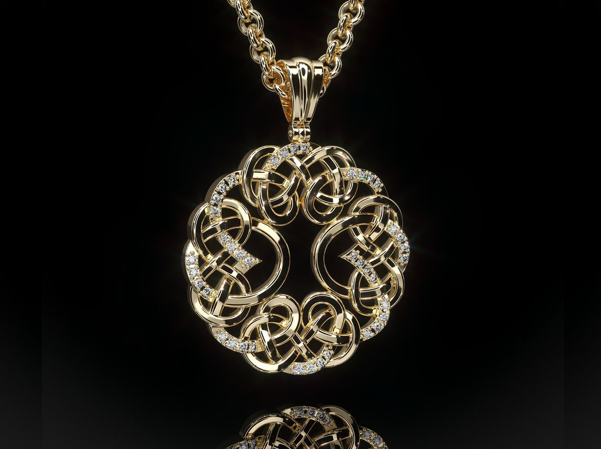 PENDANT TREE OF LIFE YG