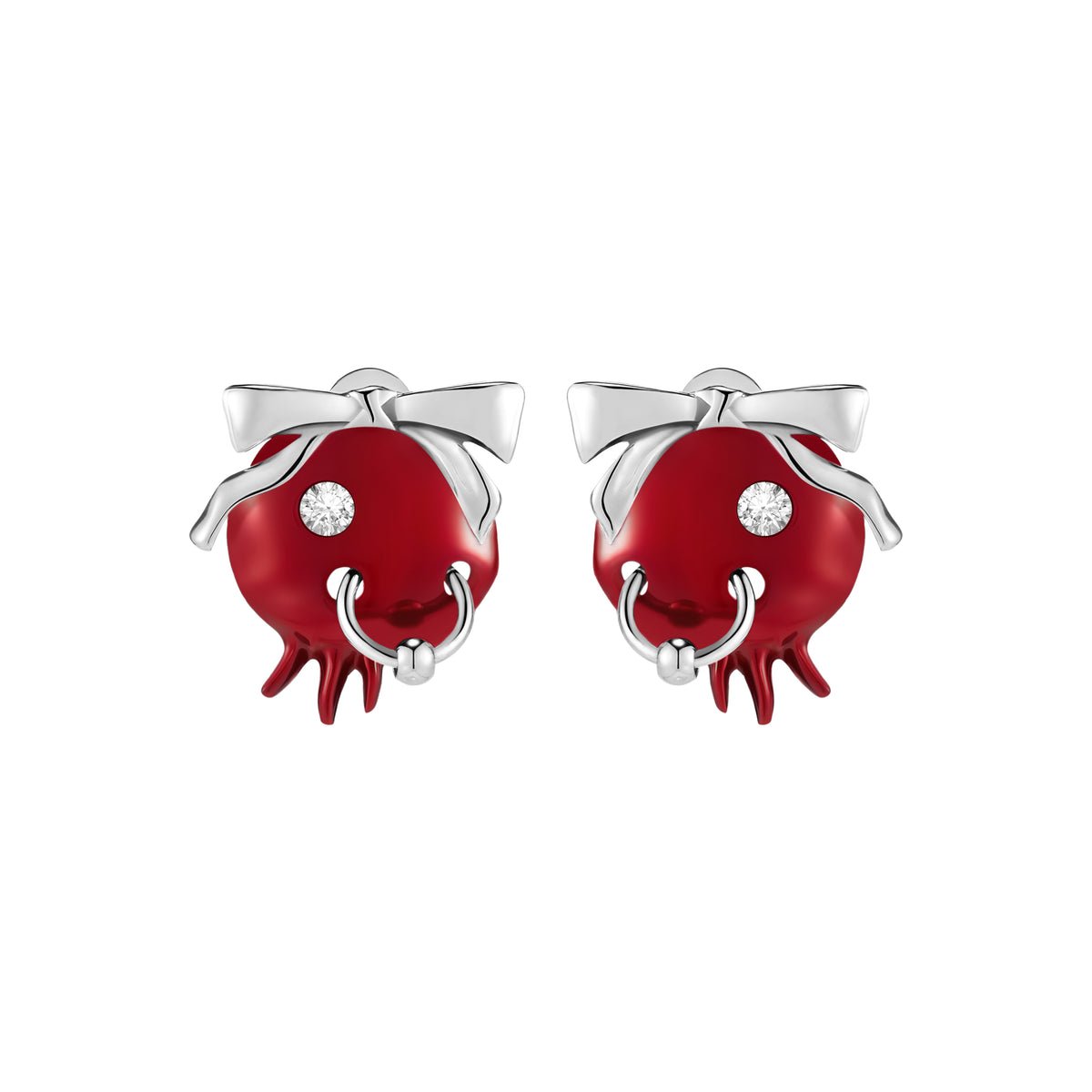 Pierced Bad Pomegranate Statement Stud Earring