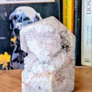 Pink Amethyst Druzy Crystal Tower — Brazil