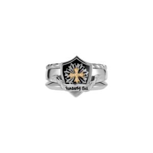 Prom Emblem Stacking Ring Set