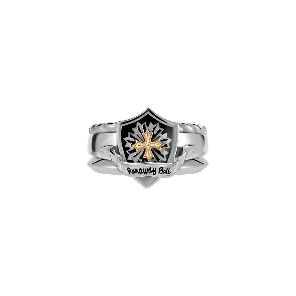Prom Emblem Stacking Ring Set Prom Emblem Stacking Ring Set