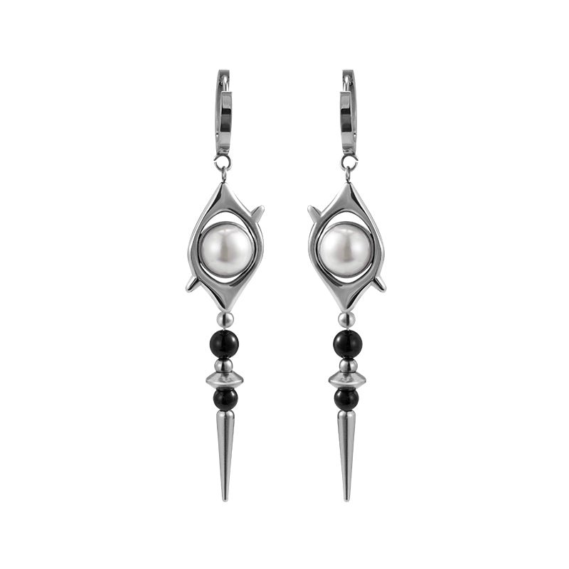 Punk Eye Beaded Earrings