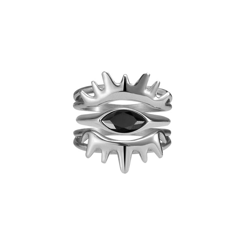 Punk Eye Stacking Ring Set Punk Eye Stacking Ring Set