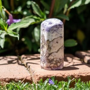 Rare Tiffany Stone Standing Tower Stone Carving (Copy)