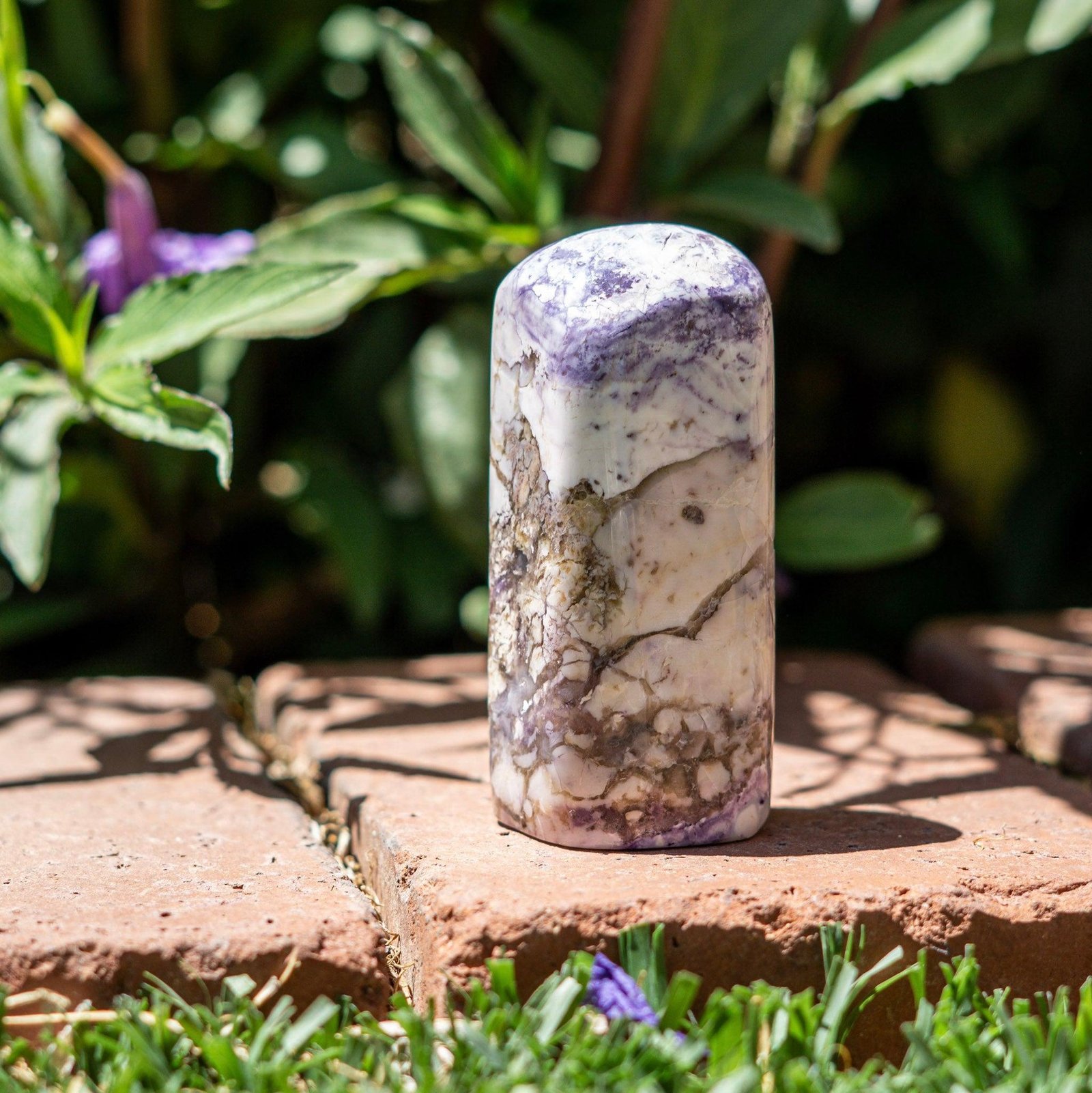 Rare Tiffany Stone Standing Tower Stone Carving (Copy)