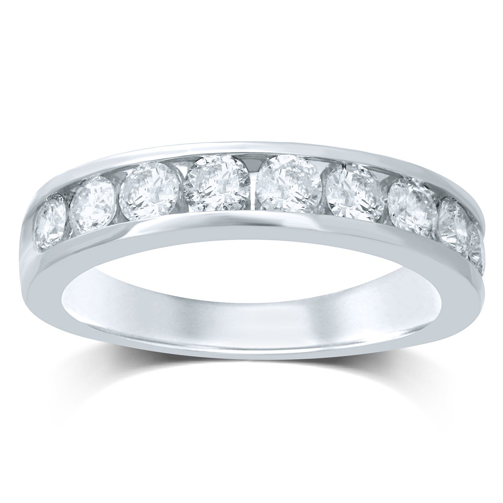 Round Cut Diamond Band – 0.52 Carats in 14KT Gold