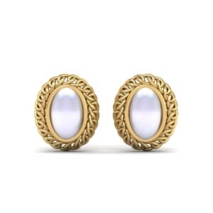 Rubadil Stud Gold Earrings