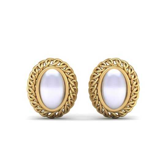 Rubadil Stud Gold Earrings