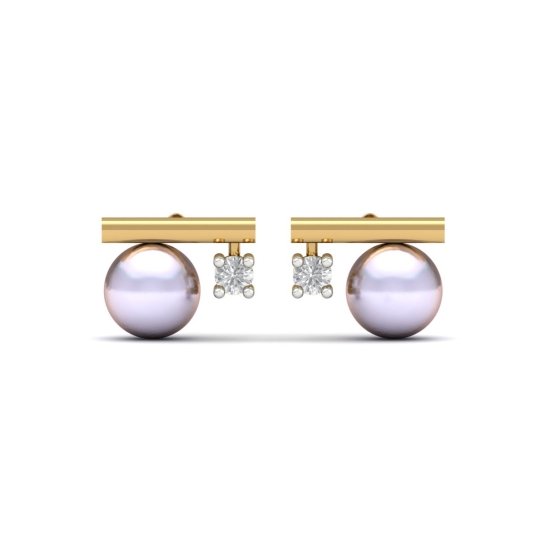 Rumi Pearl And Diamond Earrings Rumi Pearl And Diamond Earrings