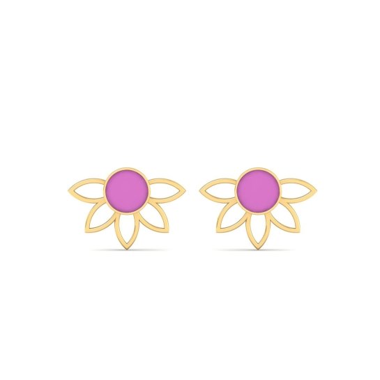 Rustam gold earring