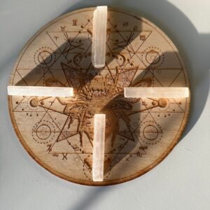 Selenite Sticklets Set of Four for Cleansing and Recharging, Great for Crystal Grids