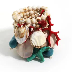 Shell Beaded Multi-layer Bracelet Set — Multicolor | KIMLUD