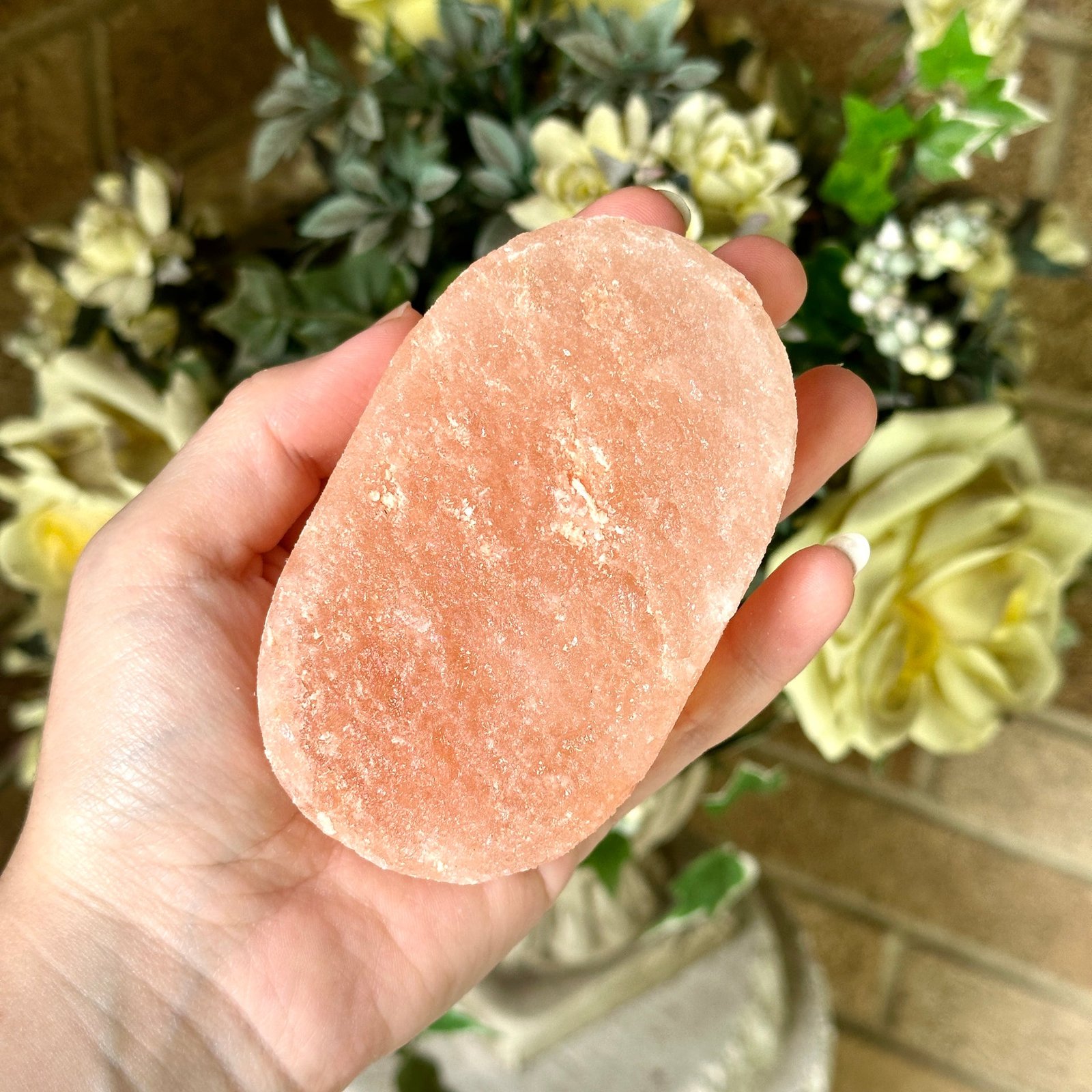 Shimmering Himilayan Salt Crystal Soap Carving ~ Clear Energy Field Shimmering Himilayan Salt Crystal Soap Carving ~ Clear Energy Field
