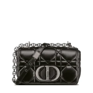 Small Dior Caro Bag – Black Calfskin | Designer-Inspired Bag
