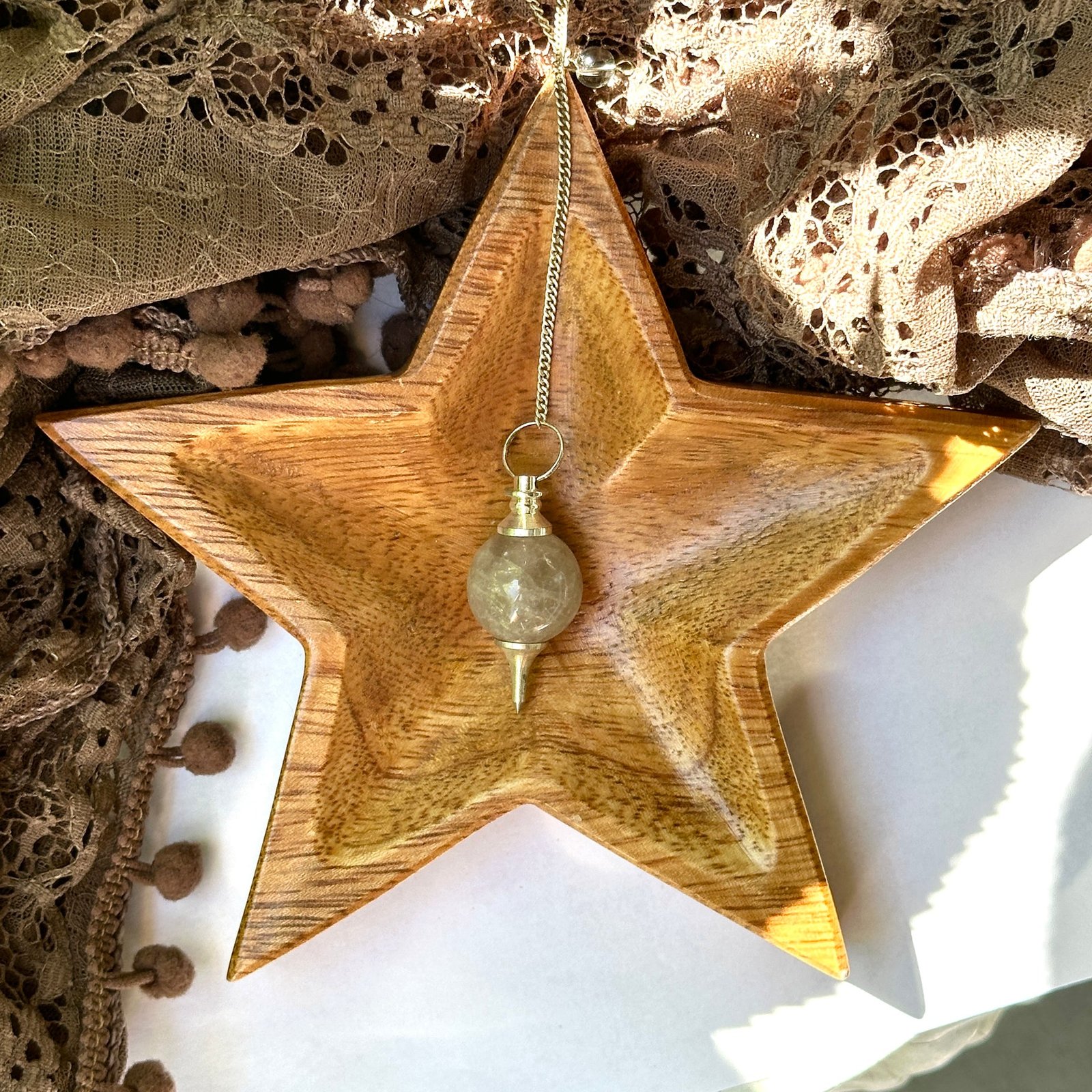 Smoky Quartz Pendulum