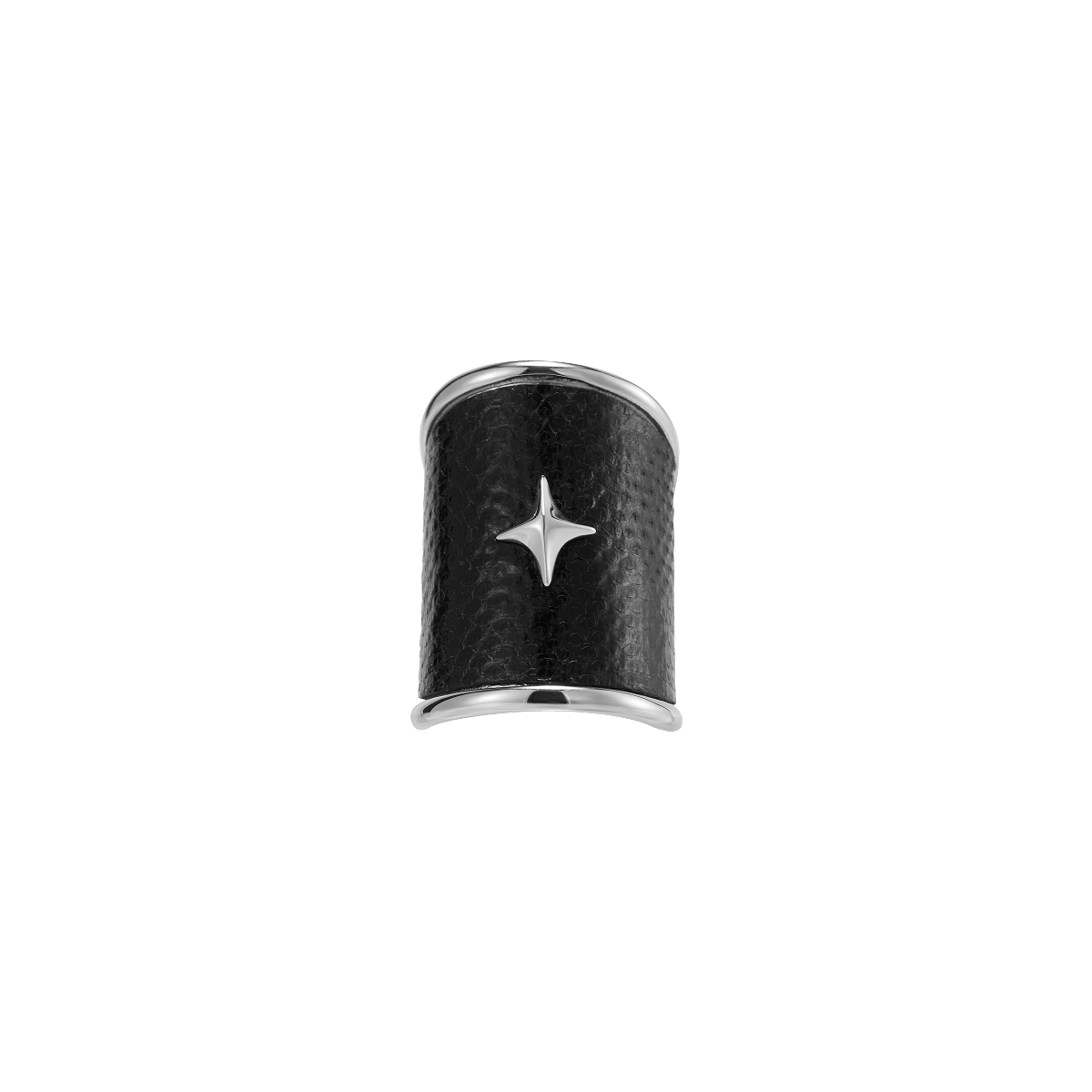 Snake Pattern Starburst Wide Ring