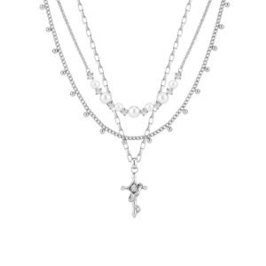 Starburst Key Layered Necklace