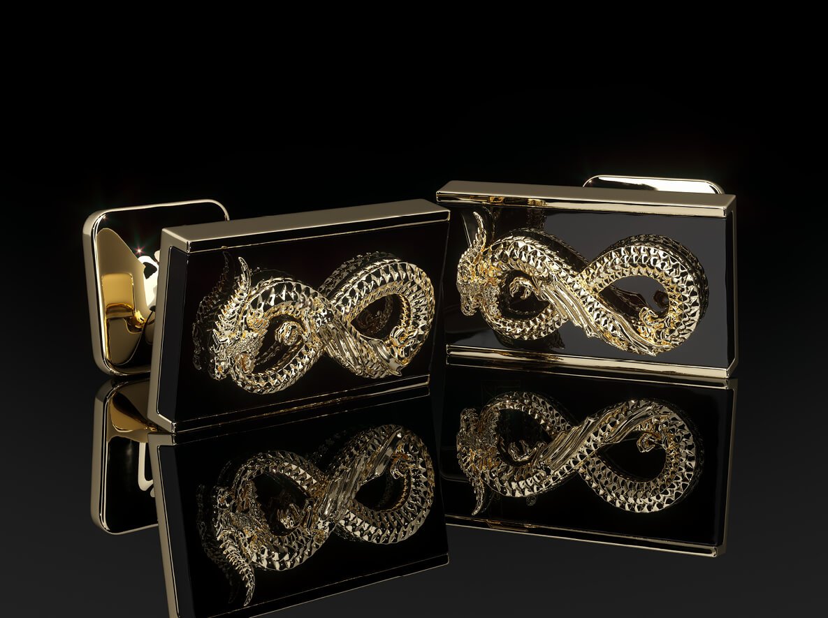 STUDS OUROBOROS YG