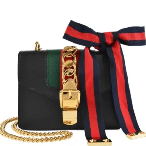 Sylvie Leather Mini Chain Gucci Bag | Designer-Inspired Bag
