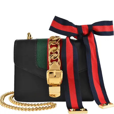 Sylvie Leather Mini Chain Gucci Bag | Designer-Inspired Bag