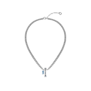 The X-Files Bone Rhinestone Double Pendant Necklace
