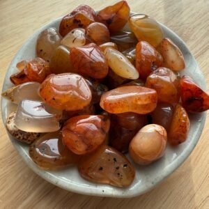 Tumbled Agate Stones Set of Five