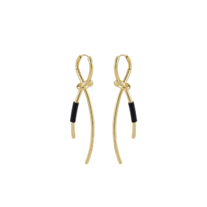 Twisted Knot Hinged Earrings
