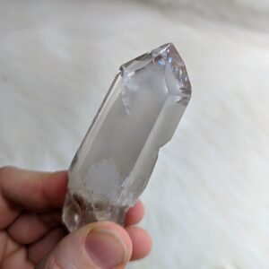 Ultra Clear Quartz Phantom Polished Point AA Grade from Brazil
