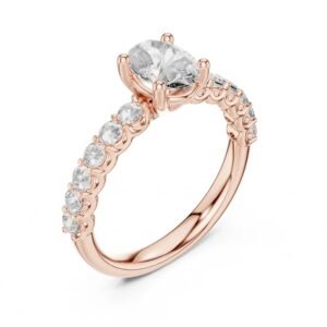 Velmora Crown Lab Grown Diamond Ring