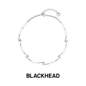 Y2B SERIES Lightning Pearl Panel Necklace