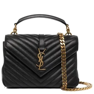 YSL College Bag (Gold) | Designer-Inspired Bag