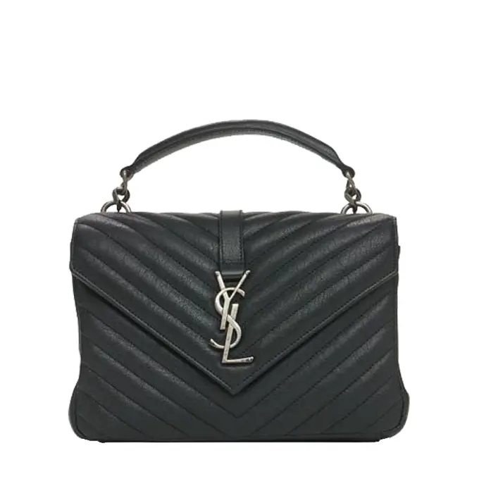 YSL College Bag Silver | Designer-Inspired Bag