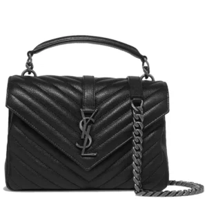 YSL College Medium All Black | Designer-Inspired Bag